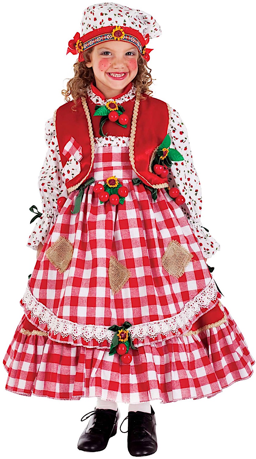 Costume carnevale - ROSSELLINA CILIEGINA